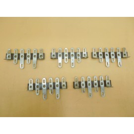 Unbranded Terminal Strip, 6 Lug, 2 Lug Common Phenolic Terminal Strip NOS (Lot of 5)