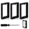 3pcs Electrical box Extender, 3.66in Outlet Box Extension with Screwdriver
