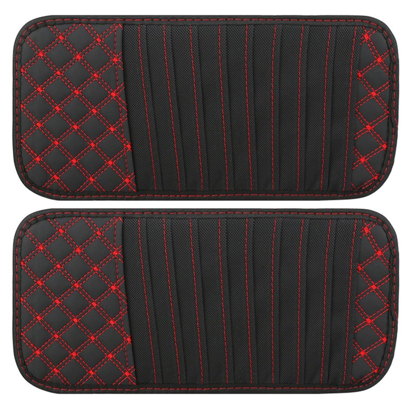 2PCS Car CD Holder Storage Case, Car/Truck/SUV Sun Visor Organizer,
