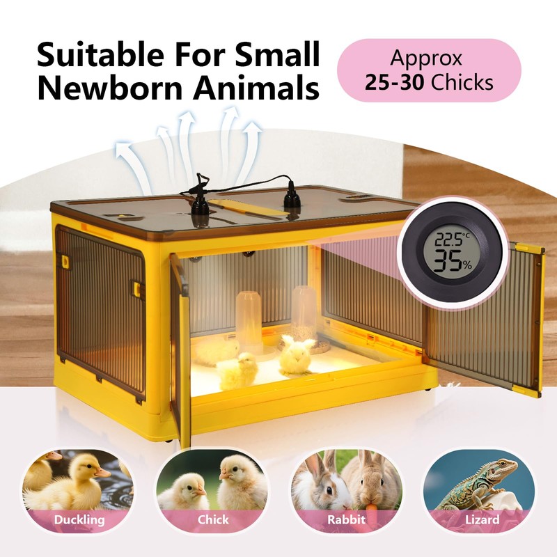 142L Chicken Brooder Box for Chicks Kit with Heater Chicks