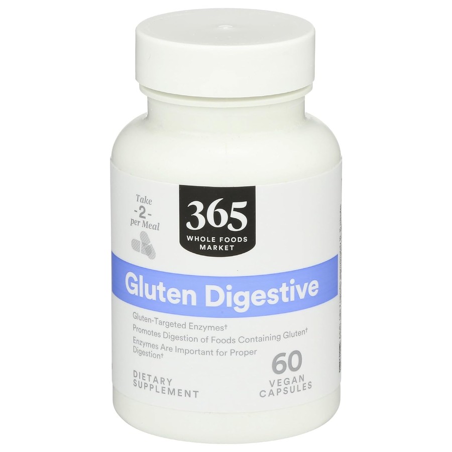 Enzymes Gluten Digestive Capsules - 60 Count