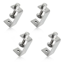 DAJAVE 4 Pack 304 Stainless Steel C Clamp, 2 1/2 Inch Tiger Clamp Heavy Duty Woodworking Clamp with Wide Jaw Openings for Carpentry Woodwork Building Household Desktop