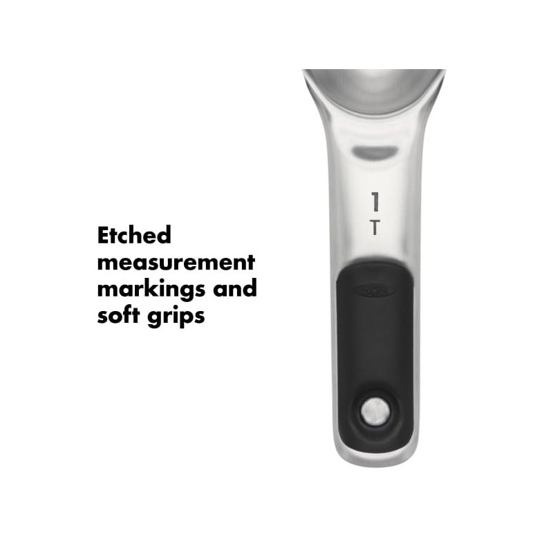 OXO Good Grips 4 Piece Stainless Steel Measuring Spoons with