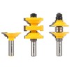YONICO Router Bits Set Exterior Door Rail and Stile Extended