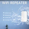Outdoor WiFi Extender 1200Mbps 2.4G 5.8G Dual Band IP65 Waterproof