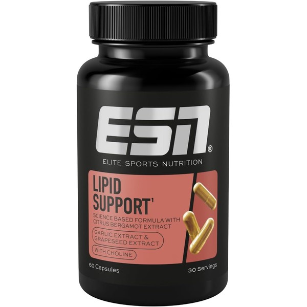 ESN Lipid Support, 60 Capsules, 30 Servings, with Plant Extracts,