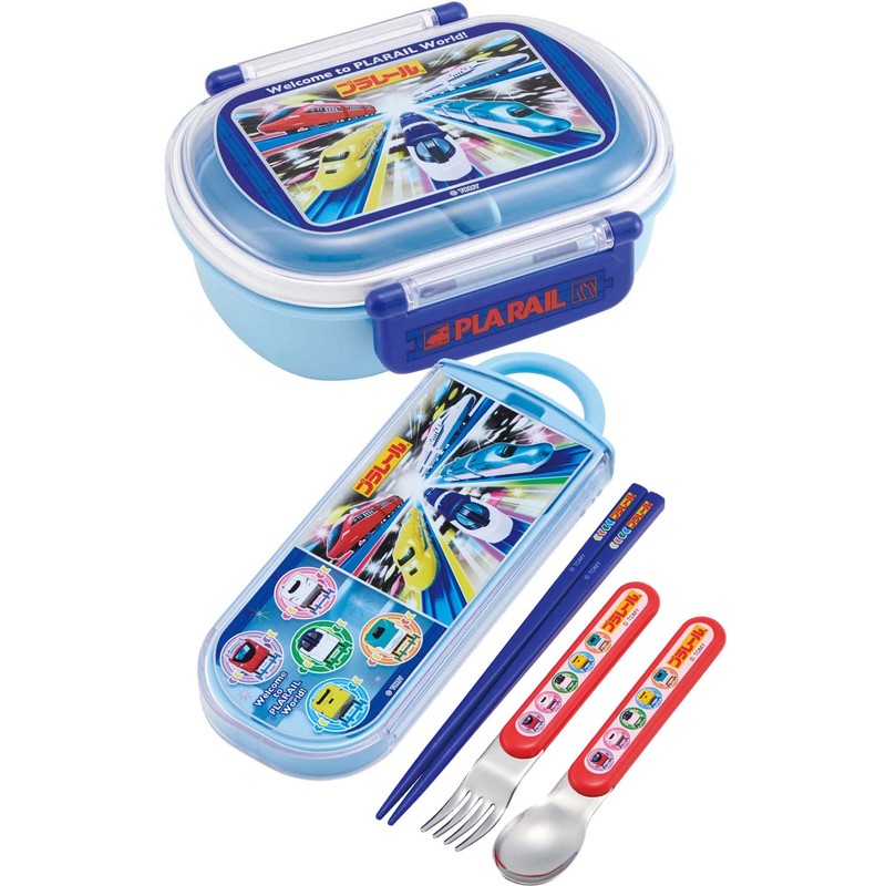 Skater TACC2AG-A Trio Set, Plarail 23 Chopsticks Spoon, Fork, Antibacterial,