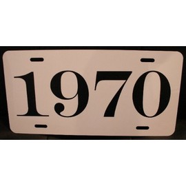 1970 70 YEAR METAL LICENSE PLATE TAG 6X12 FITS FORD CHEVY DODGE CORONET GTX CAMARO NOVA OLDS DART ROAD RUNNER FIREBIRD HOT Rod Muscle CAR Classic Custom Novelty Garage Man Cave SignGift