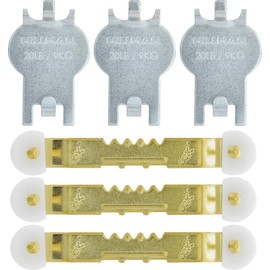 HIGH & MIGHTY 515311 Picture Hanger Value Pack, Easy Tool-Free Dry Wall Art Hangers for Artwork, Photos, and Mirrors, Holds up to 20lbs, 6 Pack, Steel,Silver