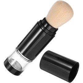 Brocha Automática para Polvos Sueltos y Rubor, Portátil para Mujer Fibra Delicada y Mango Cómodo, Uso en Rostro, para Maquillaje y Kit, Fácil de Usar