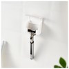 EIKS 2 Pack Razor Holders Shaver Hangers Wall Mount Self