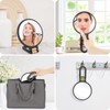 1x 20x Magnifying Travel Mirror, Hand Mirror with Handle -