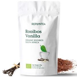 Rooibos Vanilla Tea Organic 90g (45 Cups) | Premium Loose Leaf Rooibos Tea REPLANTEA