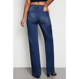 GRAPENT Womens Tall High Waisted Trendy Womens Clothes Colored Jeans High Waist Pants SkyBlue Size XL 16 18