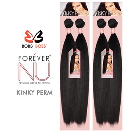 MULTI PACK DEAL! Bobbi Boss Synthetic hair Weave Forever Nu Kinky Perm 16" (2-PACK, 4)