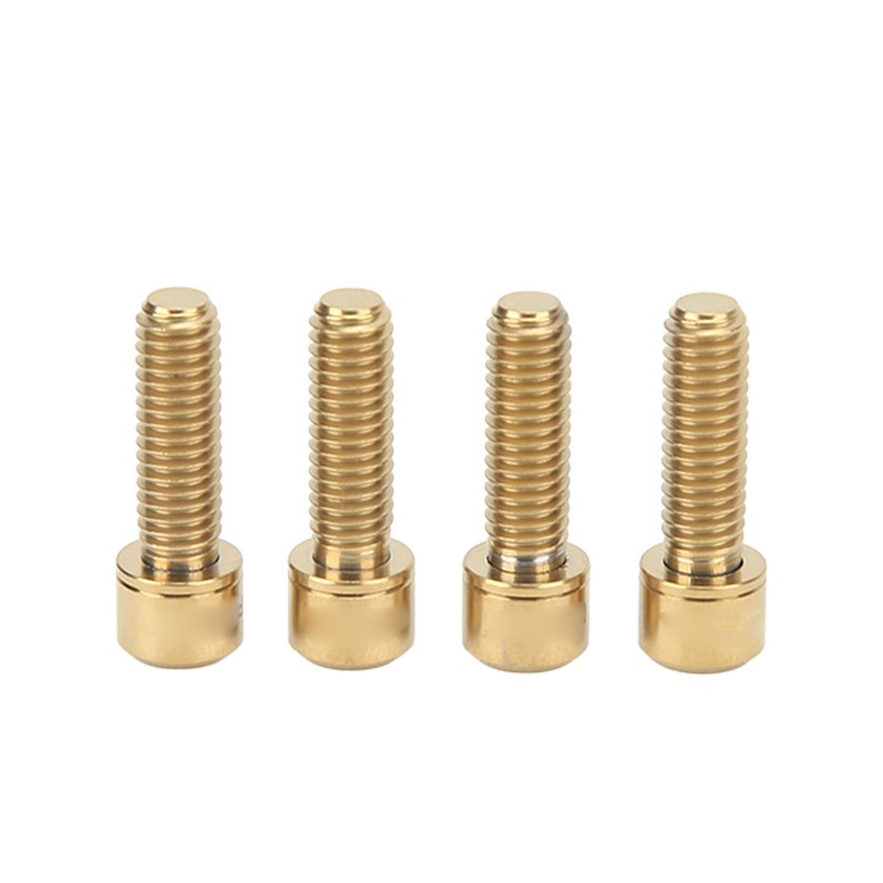 Bike Stem Bolts Screw M6 20mm Accurate Thread Rustproof Reliable