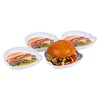 Mind Reader Burger Serving Plate Set, Hosting Essentials, Outdoor Kitchen