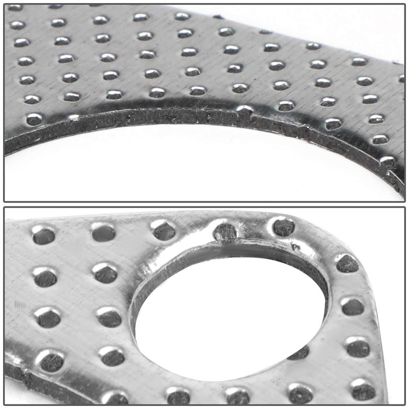 Auto Dynasty Exhaust Manifold Flange Header Gasket, Compatible with 54mm