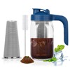 Cold Brew Coffee Maker Pitcher,32 Oz Glass Mason Jar Pitcher