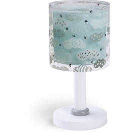 Dalber Children's Table Lamp Bedside Lamp Clouds Green 15 x 15 x 30 cm