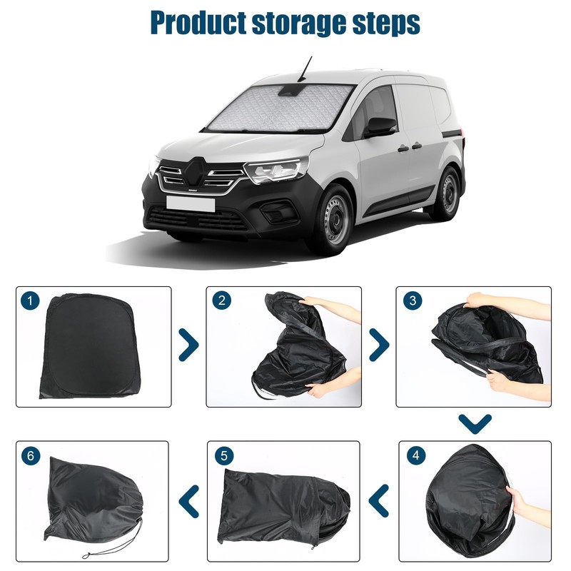 Opaltool Windscreen Cover Car Foldable Replacement for Renault Kangoo 2021-2025,