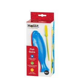 Halilit Fish Guiro Musical Instrument for Children. Brightly Coloured Kids Percussion Instrument. Mallet Included. Designed for little Music Makers. Suitable for Boys & Girls from 3 years +