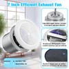 V2262-50 7 Inch Bathroom Exhaust Fan, 1.0 Sones, 50 CFM