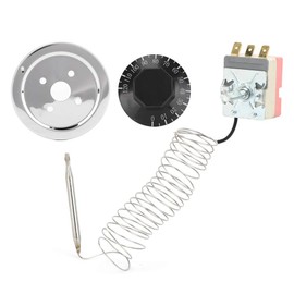 Thermostat Switch, 0-120°C, Temperature Controller, Thermostat, Radiator Fan Switch, Universal Auto Parts