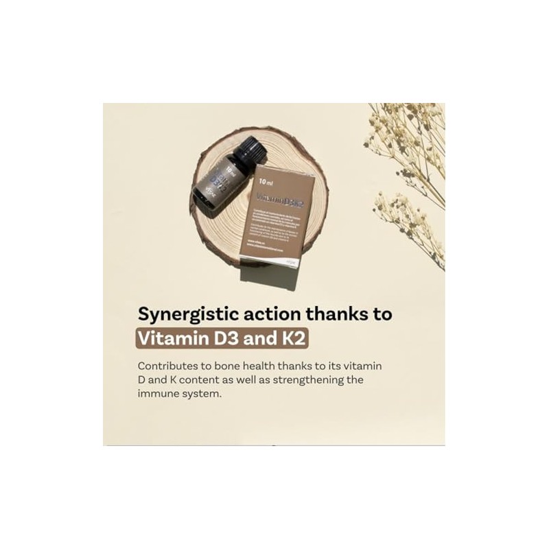 Vitae Vitamin D3K2 10ml | Food Supplement in Drops' Format