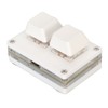 2 Key Gaming Keyboard Custom DIY Red Shaft Mini Mechanical