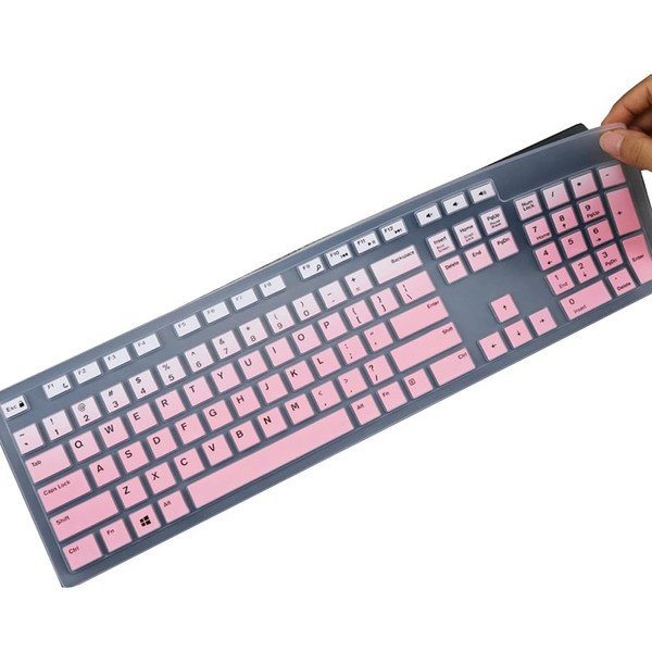 Silicone Keyboard Skin Cover Compatible with Dell Desktop KM636 KB216