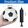 Tcvents 12 PCS Small Soccer Balls, Inflatable 4'' Mini Soccer