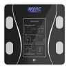 Báscula Electrónica Bluetooth Digital Inteligente De Baño color negro