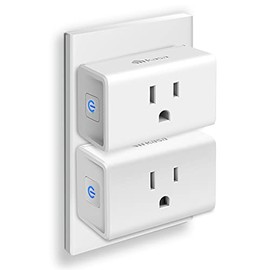 Kasa Smart Plug Ultra Mini 15A, toma Wi-Fi para el hogar inteligente funciona con Alexa, Google Home, no requiere concentrador, certificado UL, WiFi 2