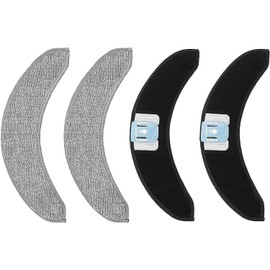 MIRTUX Set of 4 Replacement Mops Compatible with Roomba J7 Combo J7+ Plus, Complete Replacement Kit with Mop Replacement Accessories