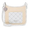 Tamaris TAS Anna 33080 Women's Shoulder Bag Material Mix, White,