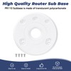 PR110 Palm Router Subbase, Router Base Plate with Screws for