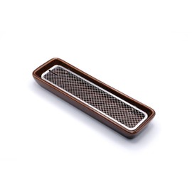 Incense Holder, Stylish Incense Sticks, Compatible with Incense Sticks, Horizontal Incense Holder, Relaxing, Cherry Blossom Design, Healing Incense Burner, Buddhist Altar, Buddhist Supplies, Ceramics (Rust Color)