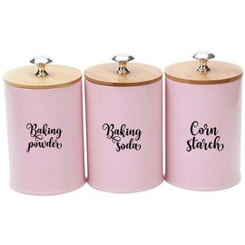 Pantry Organization Labels, Pantry Labels for Jars Containers Set of 7, Black Script Font, Common Baking Ingredients AG 11025