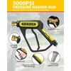 POHIR 5000 PSI Pressure Washer Gun with Cannon, Power Washer