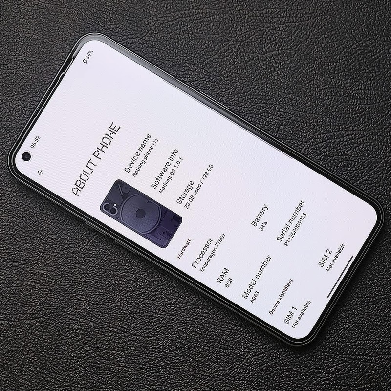 IBYWIND 2 Piezas Protector Pantalla para Nothing phone (1) 5G