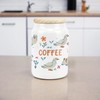 Purely Home Ducks & Flowers Ceramic Tea Storage Canister -