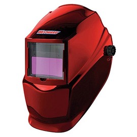 Auto Dark Welding Helmet, 10, Red