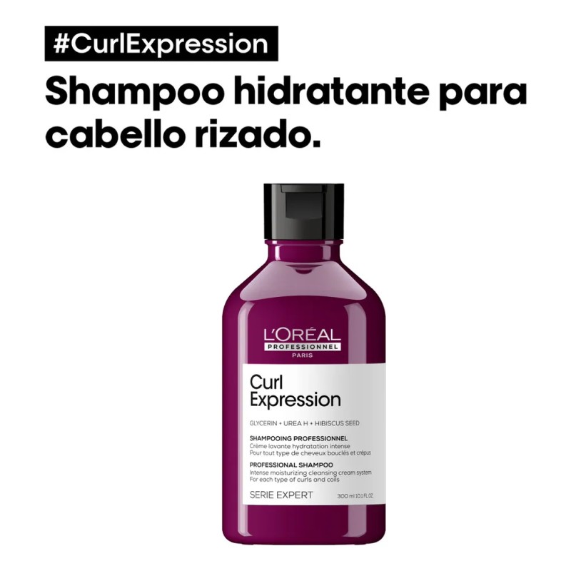 Shampoo Hidratante Para Cabello Rizado Curl Expression 300ml LOral Professionnel