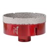 Vearter 4'' Dry Diamond Core Drill Bit, Diamomd Hole Saw