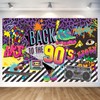 YQWIN 90s Backdrop 90s Party Decorations Back to The 90s