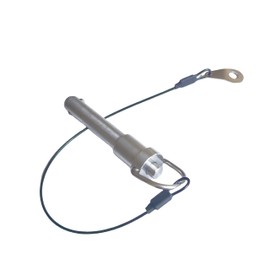 Stainless Steel Belt Ring, Handle Ball Lock pin, with Lanyard Quick Release pin, Multimedia Audio Quick Latch Home Appliance Accessories (Dia:3/8in (9.5mm)-1PC, Clamping Length:1-1/2in(39mm))