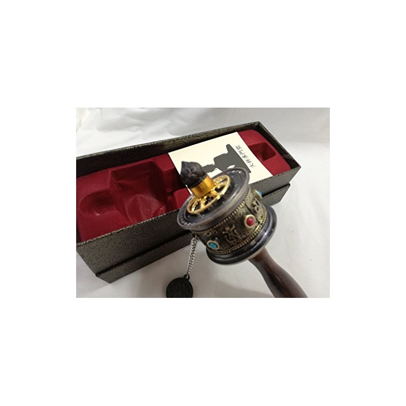WHEEL Historic Tibet (Tibetan Buddhist) Tumbled Through Charger manikoro Law