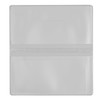 CAROUSELCHECKS Grey Vinyl Checkbook Cover, Top Tear Personal Vinyl Checkbook