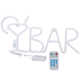 BAR Neon Lamp LED Neon Sign 8 Lighting Mode with Remote Control for Home Bar Birthday PartyType 5